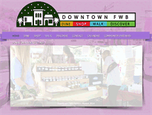 Tablet Screenshot of downtownfwb.com